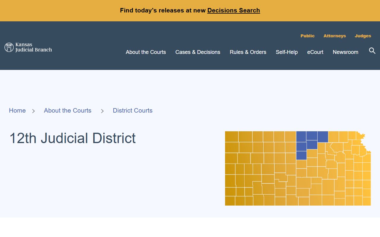Washington County court records 12th Judicial District overview
